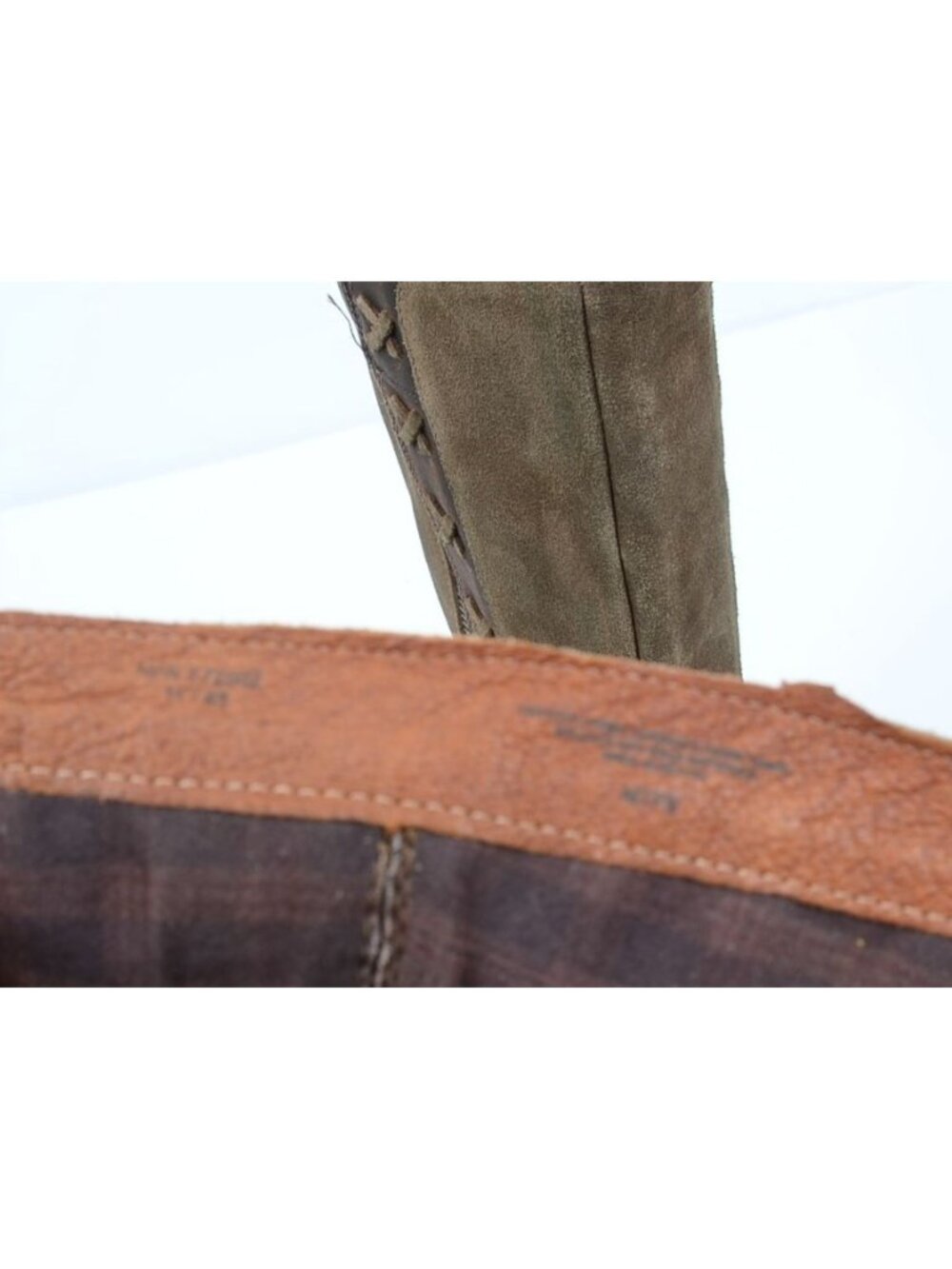 Børn Albi Women's 11 M US Suede Leather Western Knee Riding Boot Festival Rustic - Picture 10 of 10